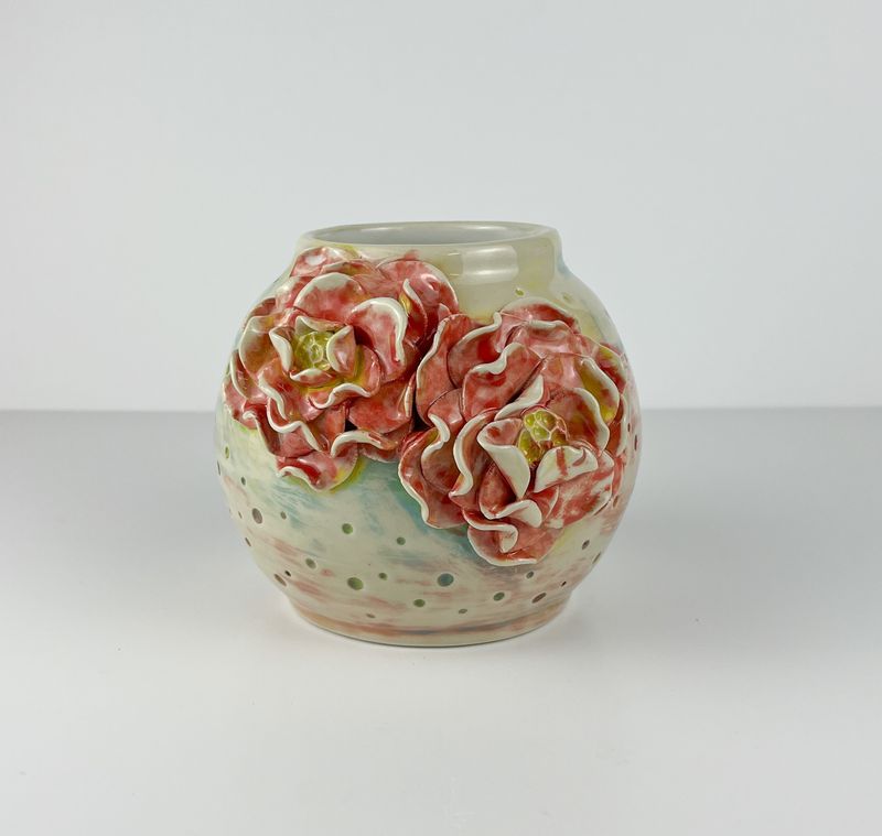 Colorful Rosie Vase