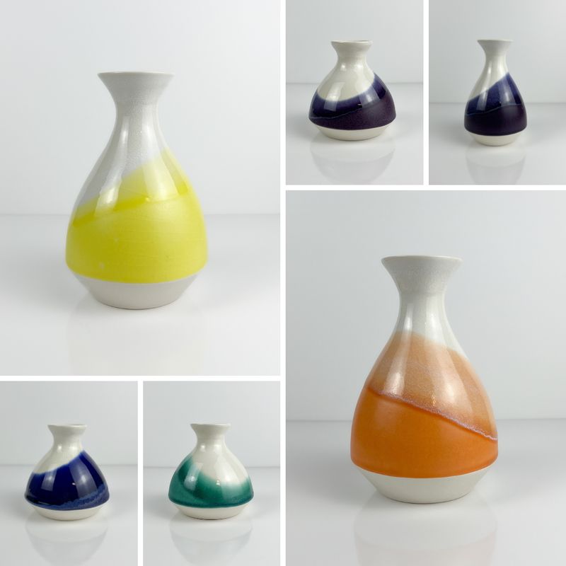 Colorful Mid Mod Vase Collection