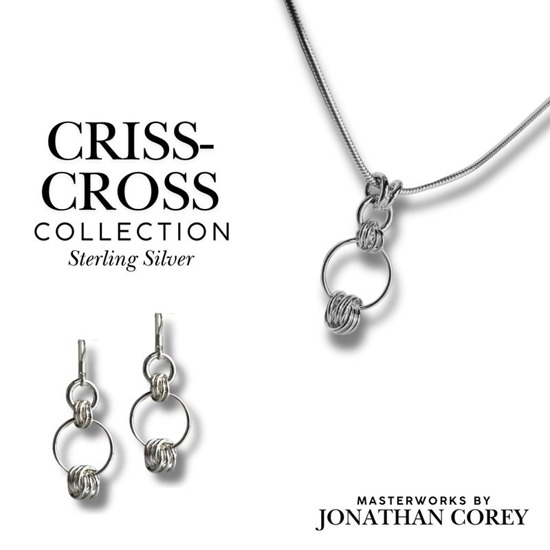 Criss Cross Collection Sterling Silver