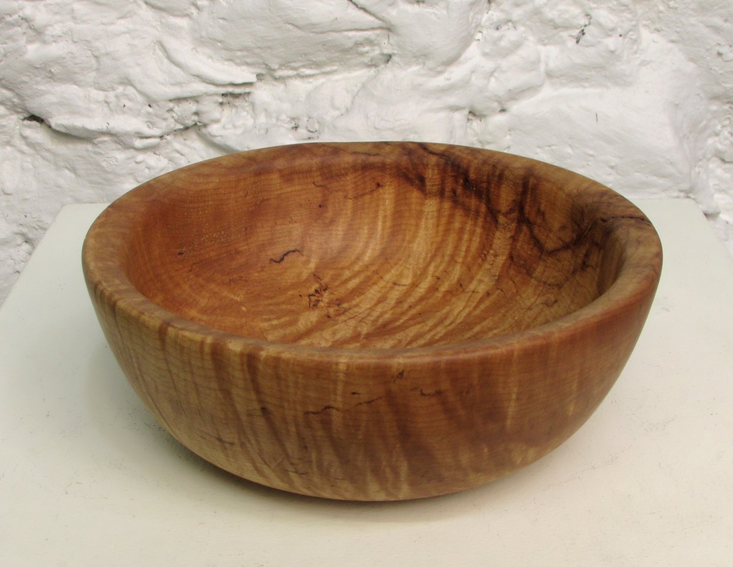 Curly Maple Salad Bowl, 6.5x2.5