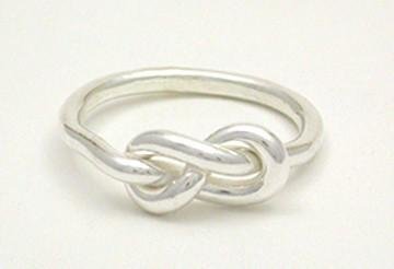 Figure 8 knot Sterling Silver Ring
