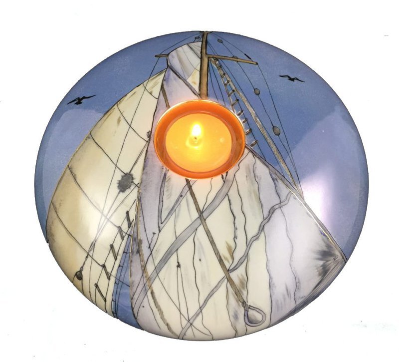 Voiles Candle holder