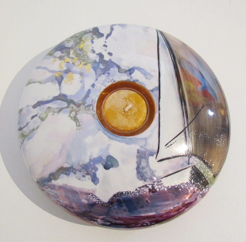 Sailing Candle holder, 20cm