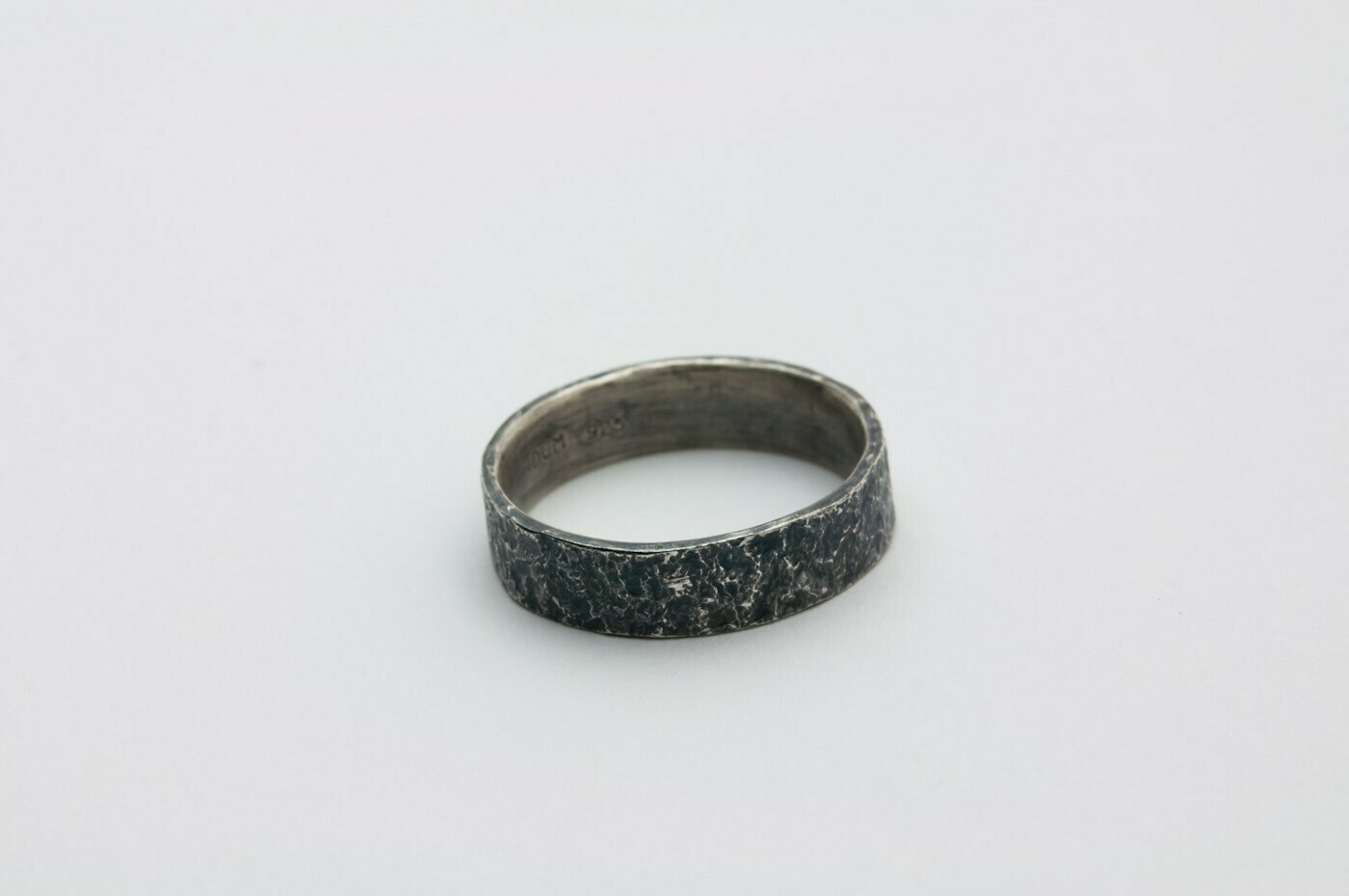 Dimitri Gagnon Morris Saint John New Brunswick Canada Canadian Jewelry Handworks Goldsmith Silversmith Oxidized Band Ring