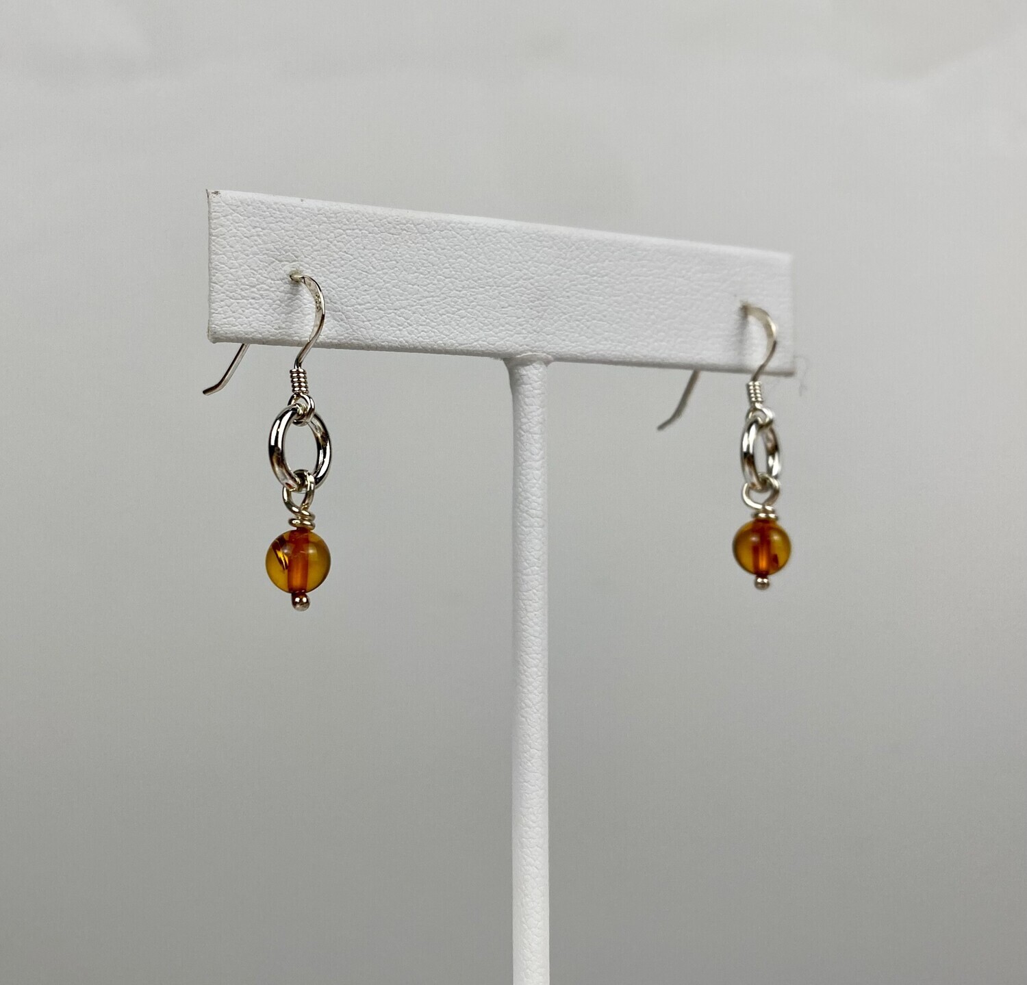 Mail Smith Drop Earrings Amber