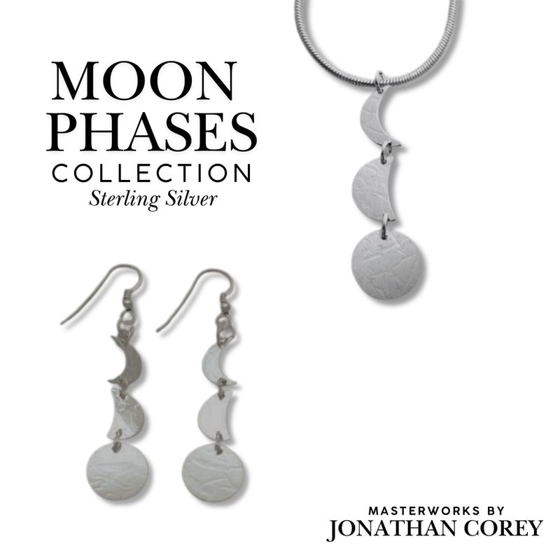 Moon Phases Collection Sterling Silver Moon Phases Collection Sterling Silver