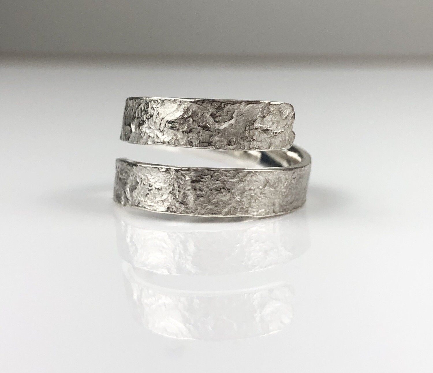 Dimitri Gagnon Morris Saint John New Brunswick Canada Canadian Jewelry Handworks Goldsmith Silver Grandfather Spiral Ring