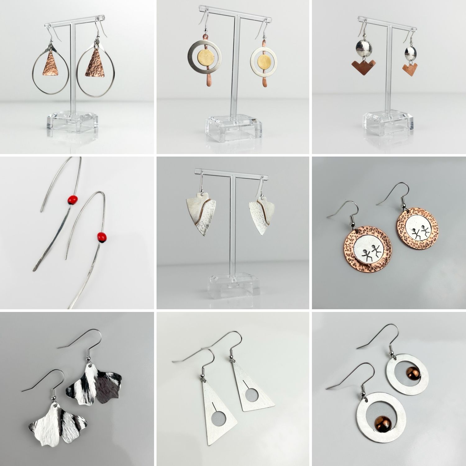 Mixed Metal Earrings