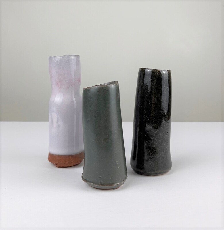 Darren Emenau MNO Saint John New Brunswick Canada Handworks Gallery Canadian Potter Handmade Japonesque Pottery Flower Vases