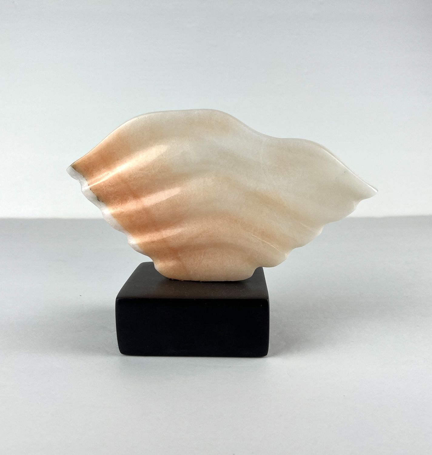 "Beach Ripples" Alabaster and Soapstone Sculpture