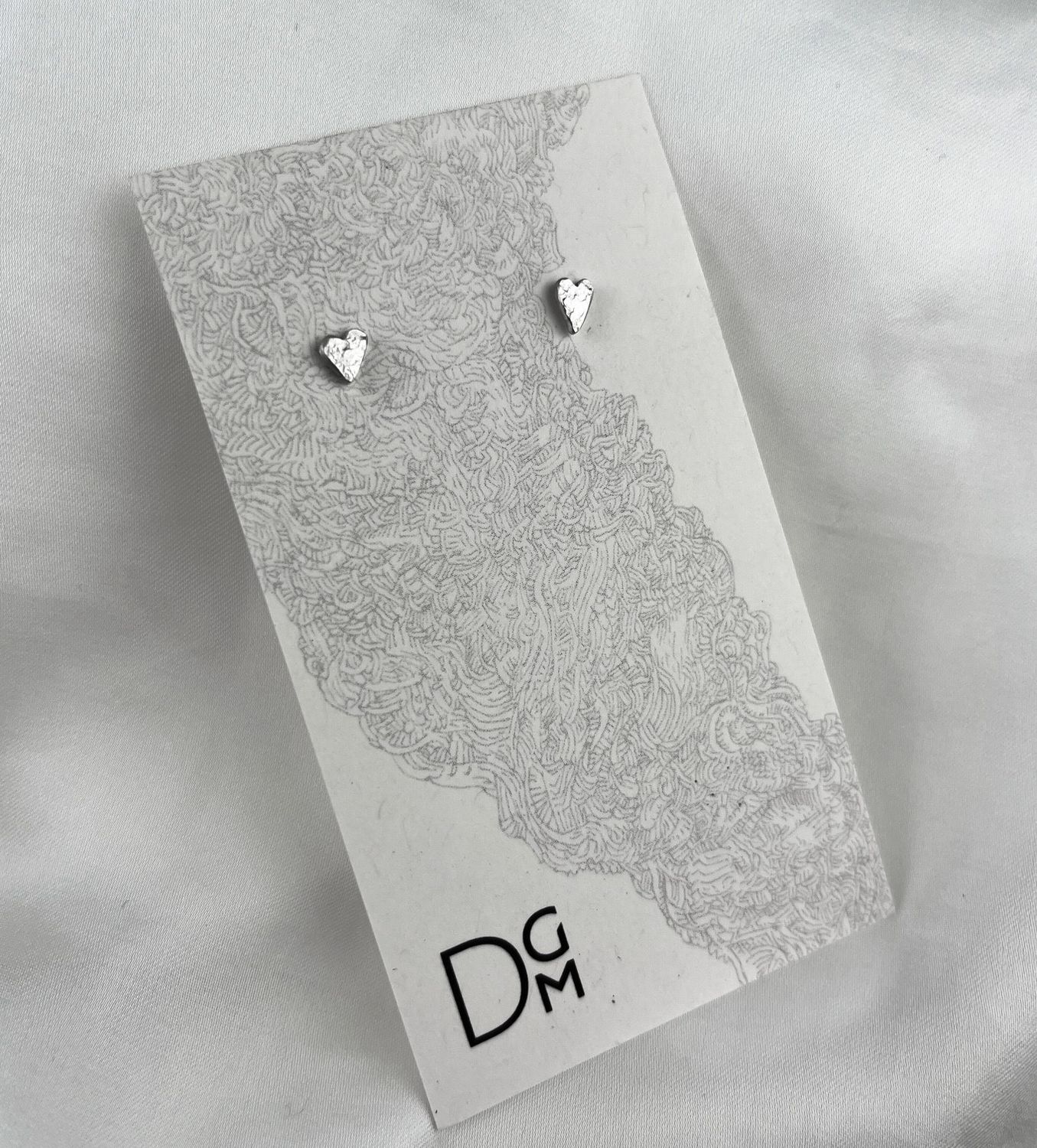 Dimitri Gagnon Morris Saint John New Brunswick Canada Canadian Jewelry Handworks Silversmith Sterling Silver Stud Earrings 