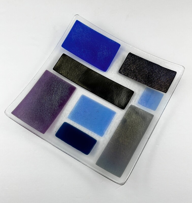 Fused Glass Sushi Plates 10"