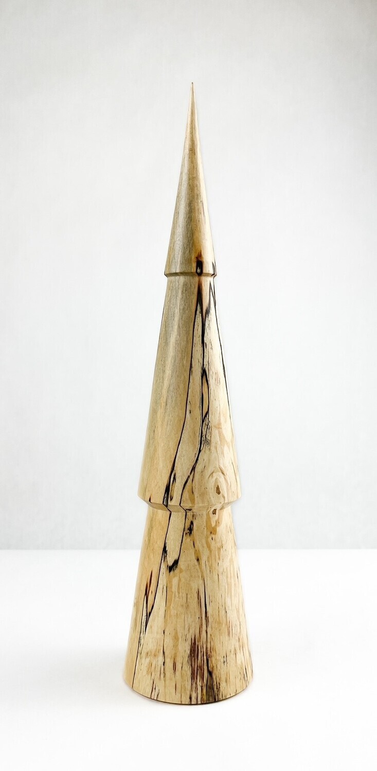 Spalted Birch Wooden Trees, Size: 13.5"
