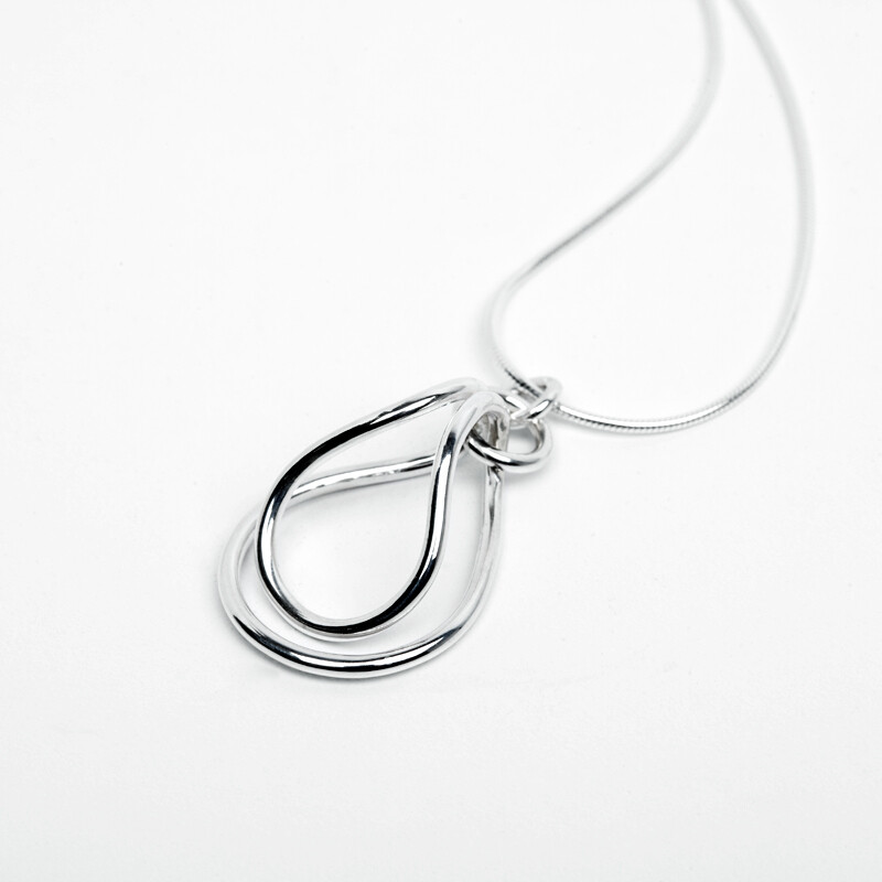 "Angel" Collection Sterling Silver, Option: Angel Pendant 18" Chain Sterling Silver