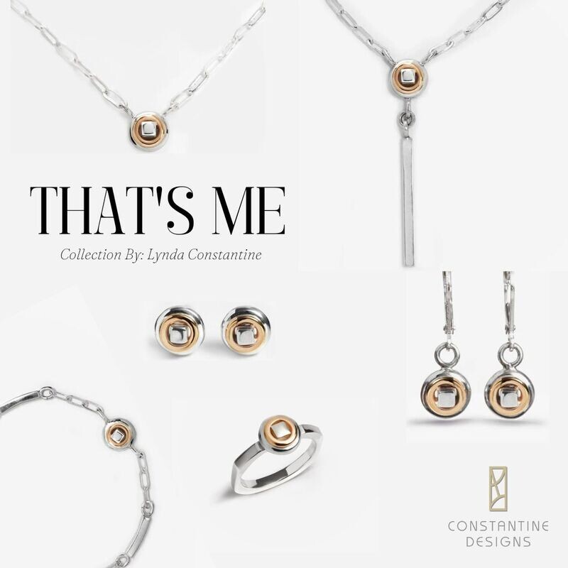That's Me Collection Sterling Silver & 14k Gold