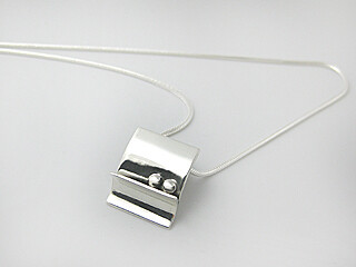 "Friends" Sterling Silver Collection, Option: Friends Sterling Silver Pendant 18"