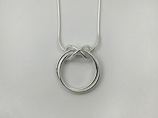 "Infinity" Sterling Silver Collection, Options: Infinity SS Pendant 18"