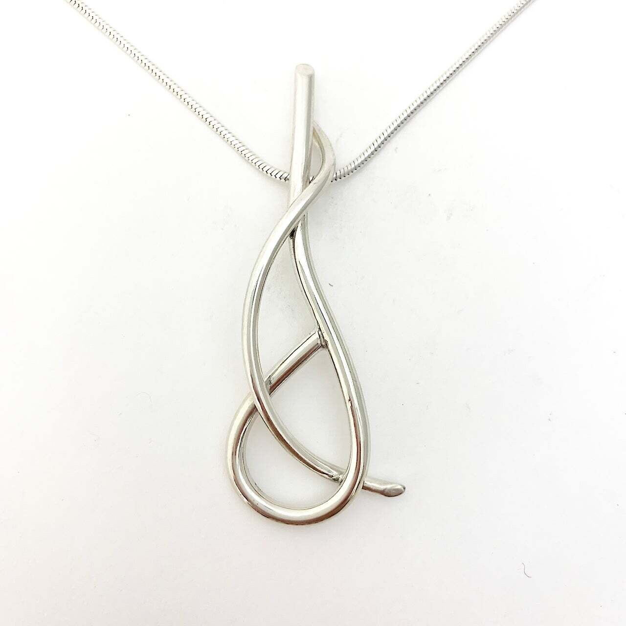 Simplicity Collection Sterling Silver, Option: Simplicity Pendant 18" SS