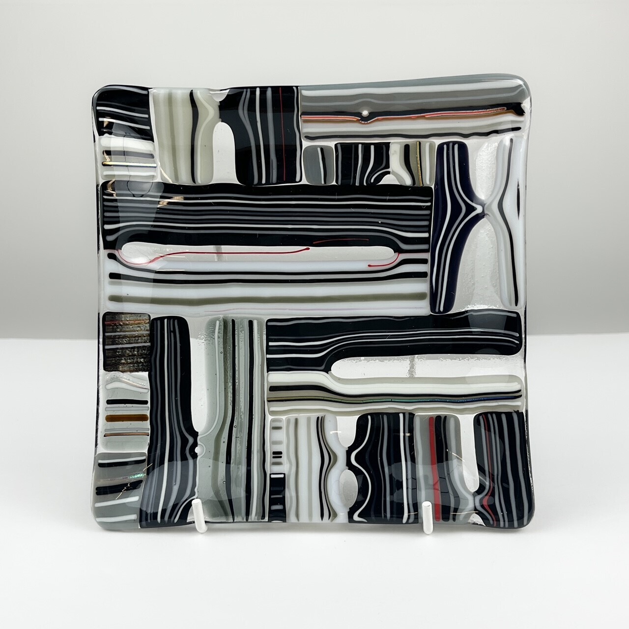 7" Organic Glass Tray, Option: A