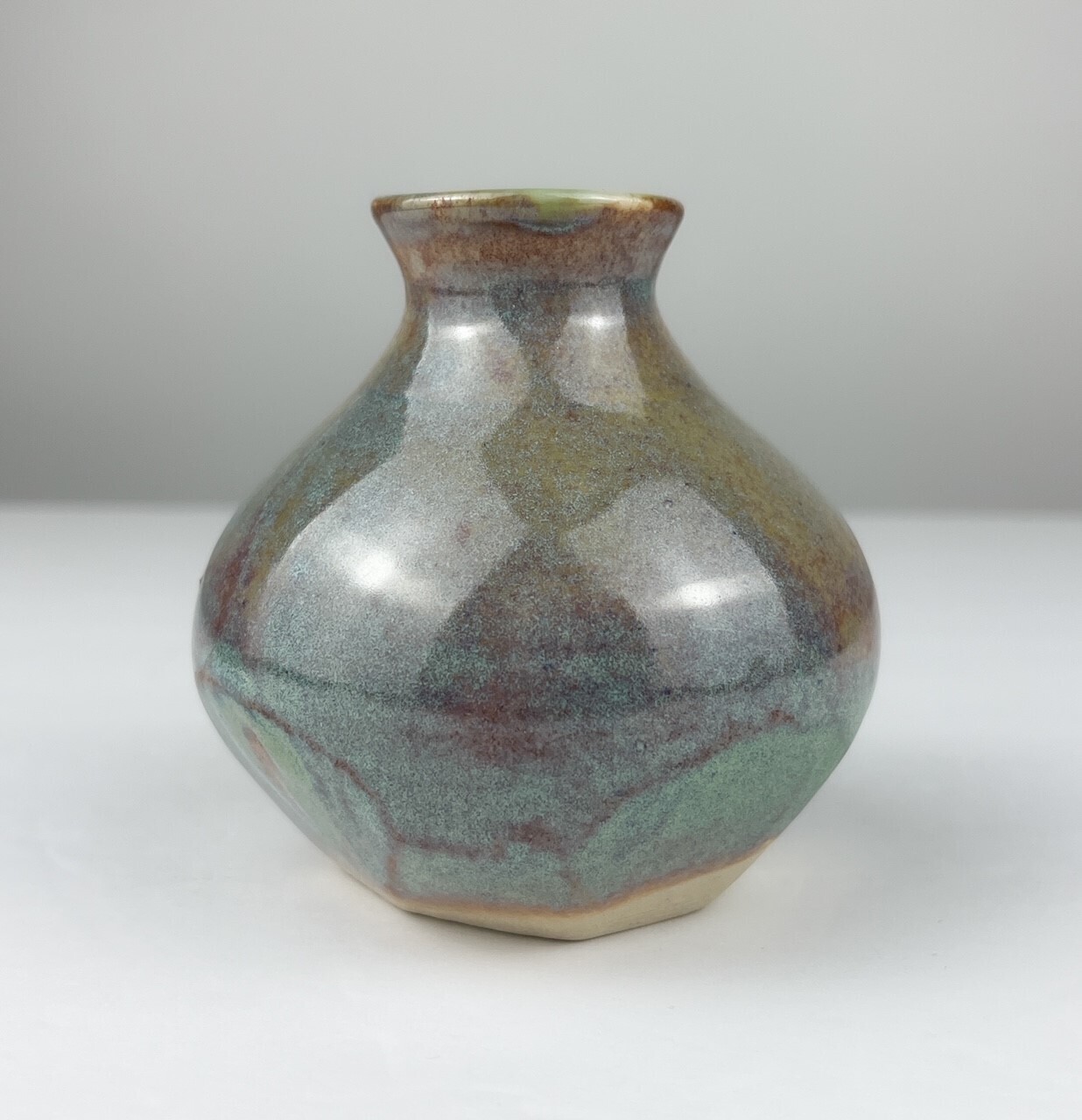 Purple Pottery Bud Pottery Vases, Option: A