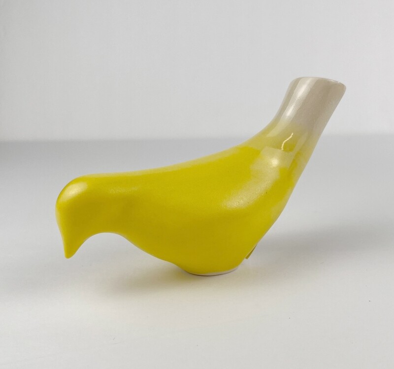 Drinking Bird Pottery Vase