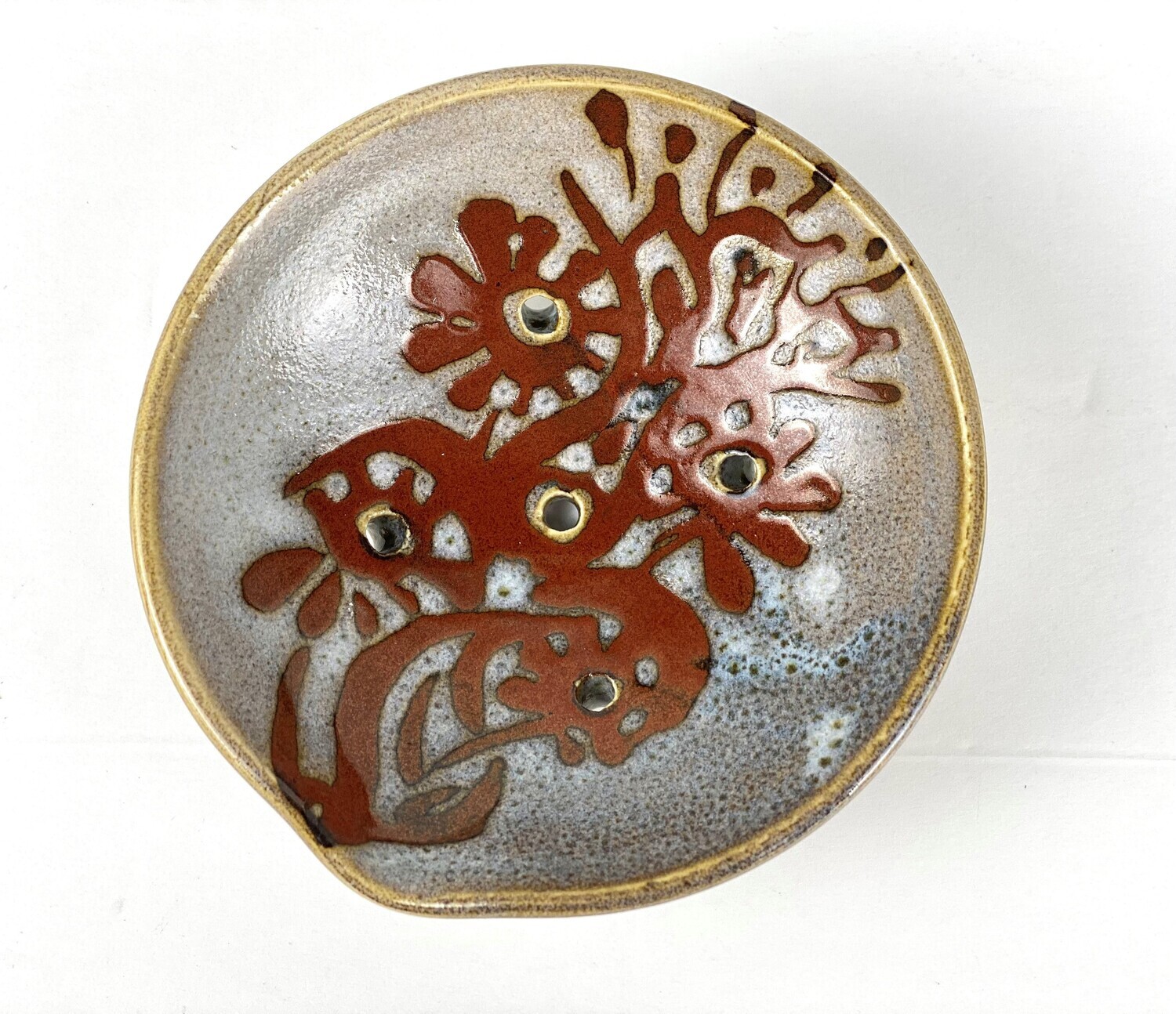 Partridge Pottery Soap Dish, Option: A
