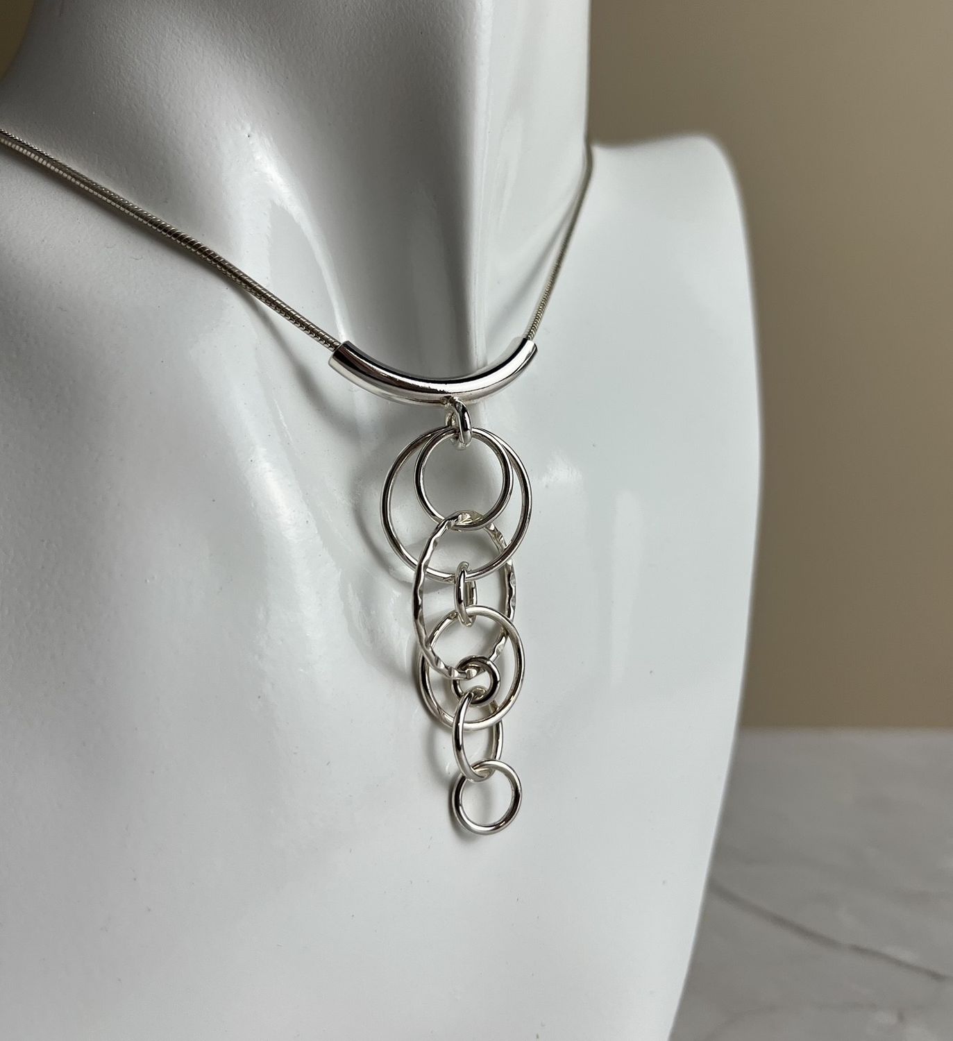 Boogie Bling Collection SS, Option: Pendant on Snake Chain 18"