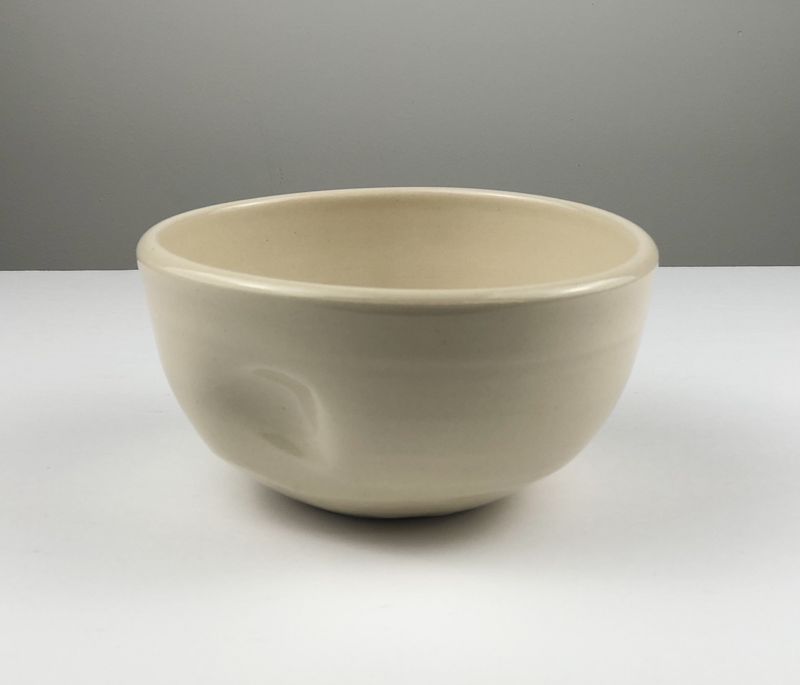 Darren Emenau MNO Saint John New Brunswick Canada Handworks Gallery Canadian Japonesque Pottery Cereal Bowl Glossy White
