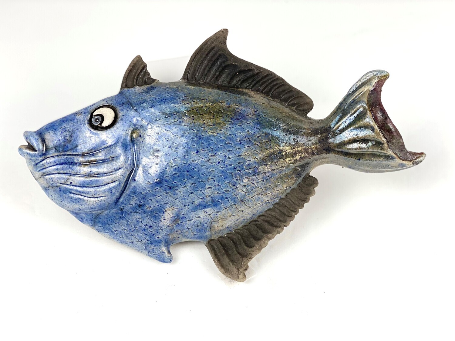 Trigger Fish Pottery Wall Hanging, Option: A