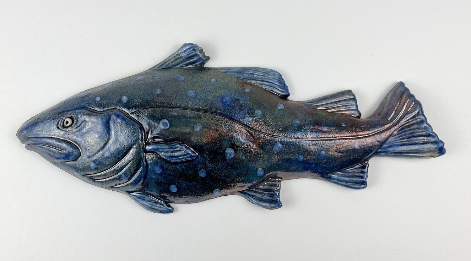 Cod Fish Pottery Wall Hanging, Option: A