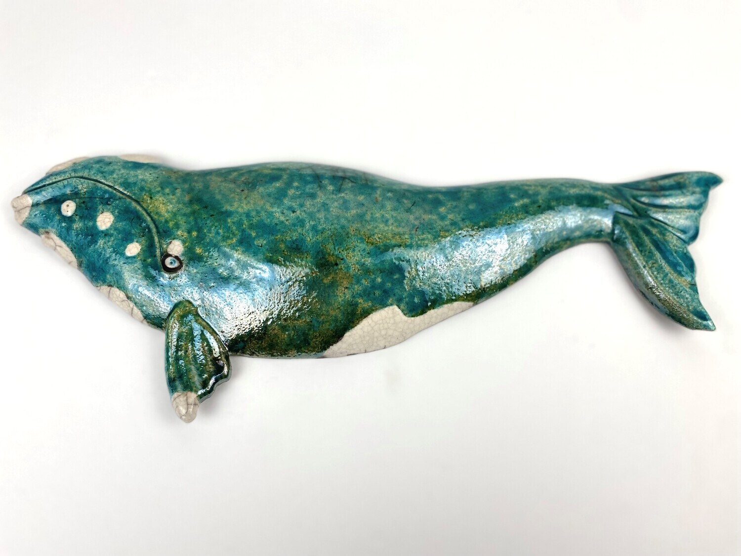 Medium/Large Right Whale Fish Wall Hanging, Option: A
