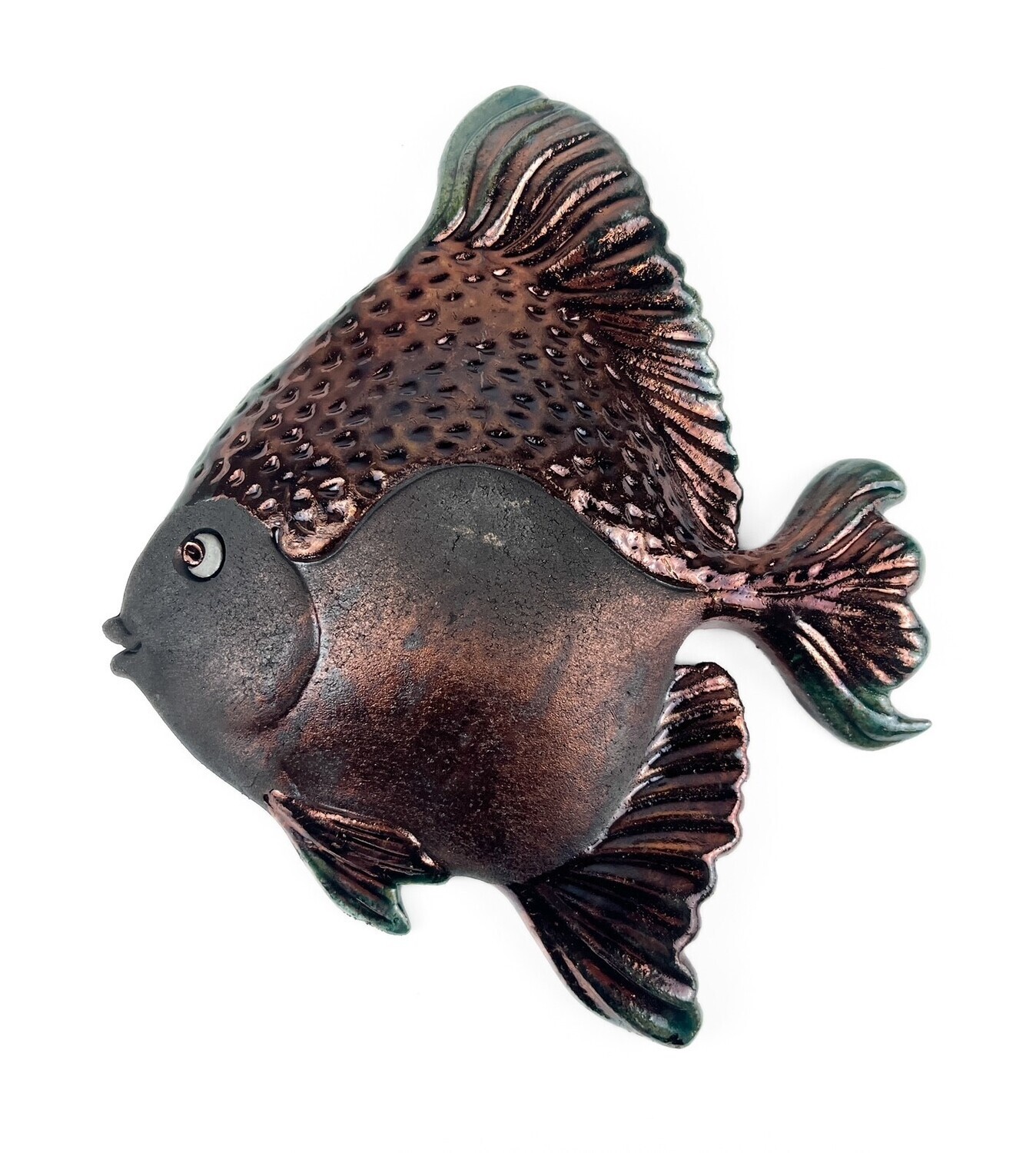 Large Angel Fish Wall Hanging (Left Facing), Option: A