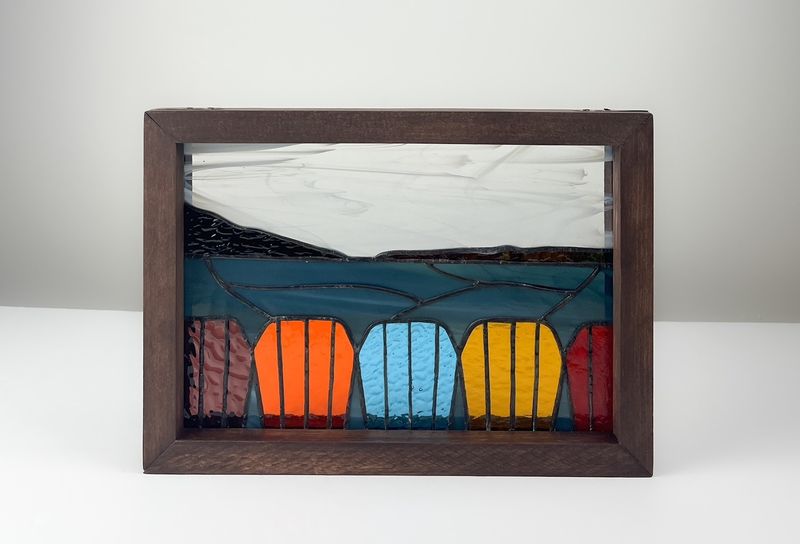 Denis Eve Canadian Stained Glass Artist Saint John New Brunswick Handworks Gallery Framed Adirondack Muskoka Deck Chair For 5