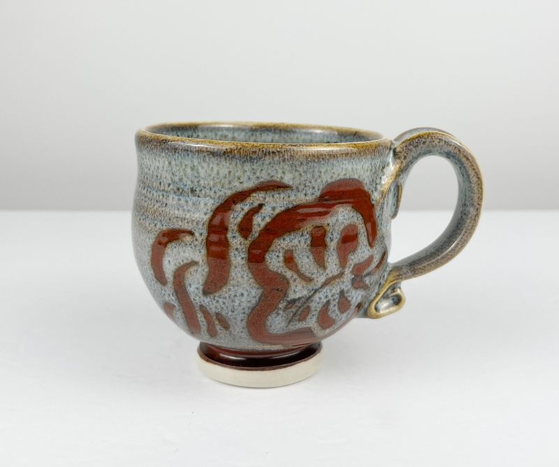 Small Pottery Mug Partridge