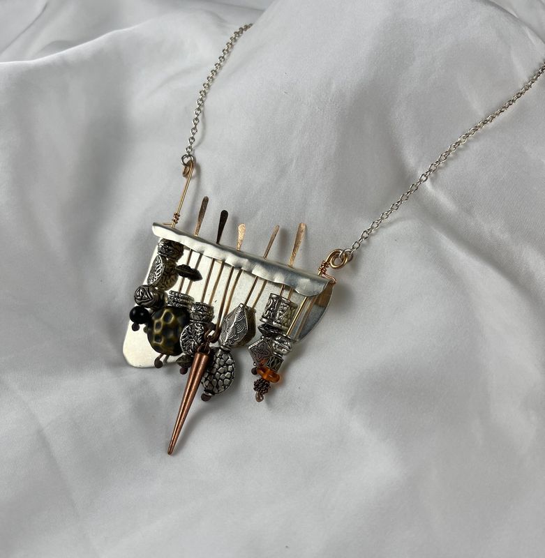 "No Name" SS Pendant 18" SS