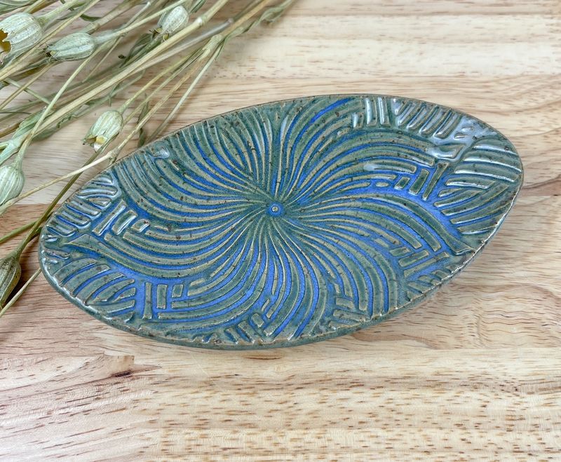 Textured Pottery Dish