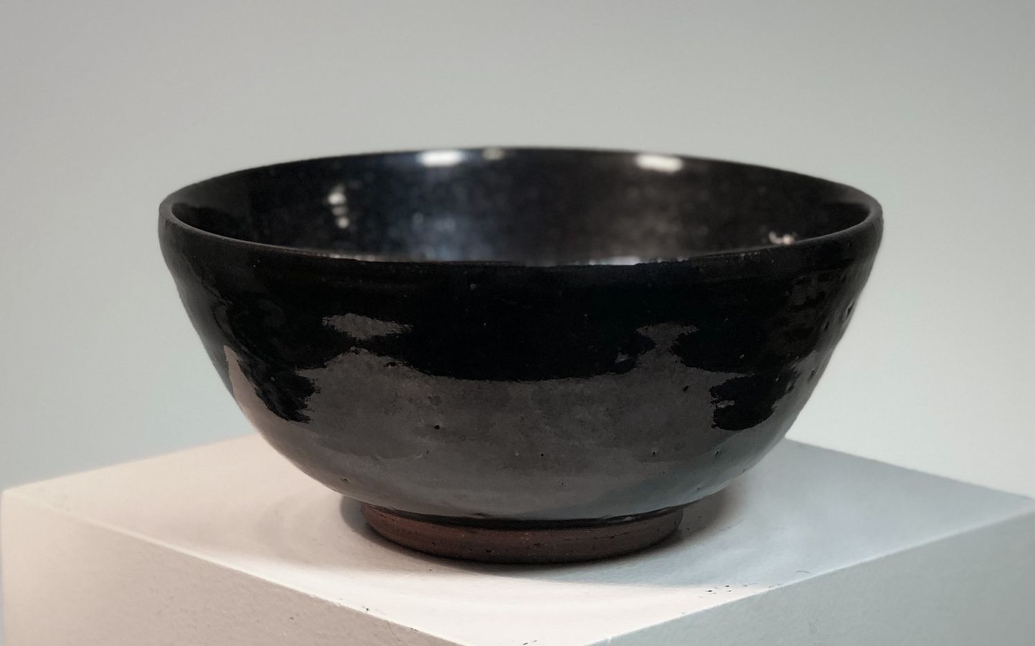 Black Pottery Bowl, Option: Mini 4.25x2"