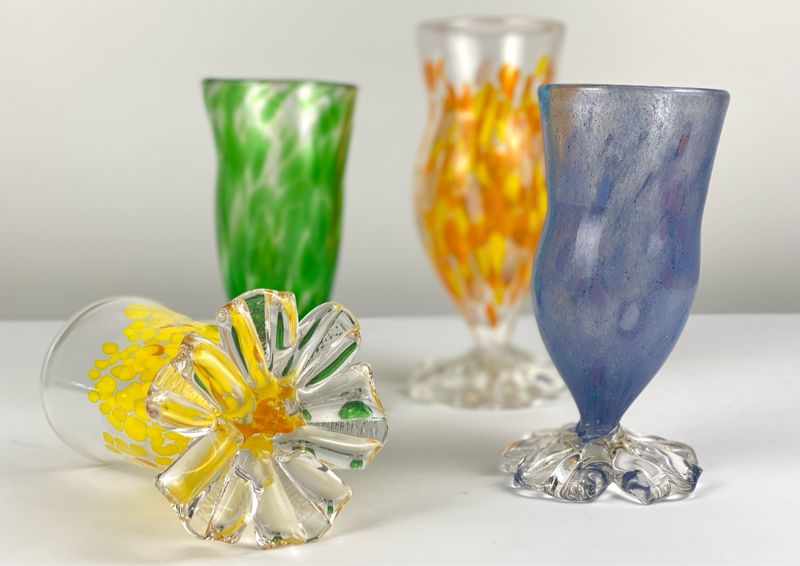 Flower Pot Wine Glass