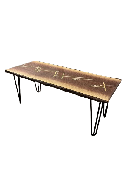 Steve Jones Saint John New Brunswick Canada Handworks Gallery Canadian Woodwork Wooden Table Made with Repurposed Skateboard