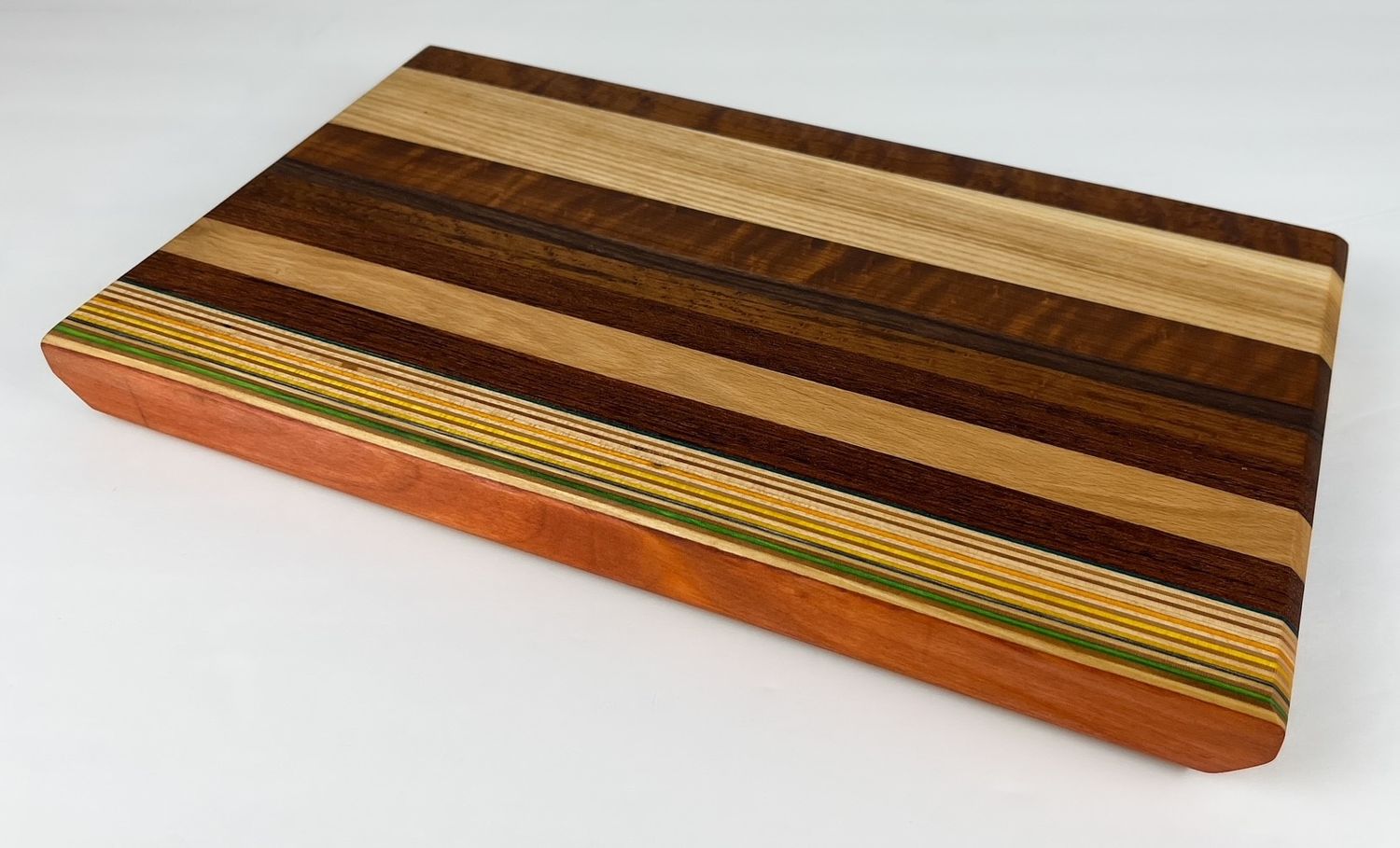 Steve Jones Saint John New Brunswick Canada Handworks Gallery Canadian Woodwork Artist Wooden Cutting Board with Skateboards