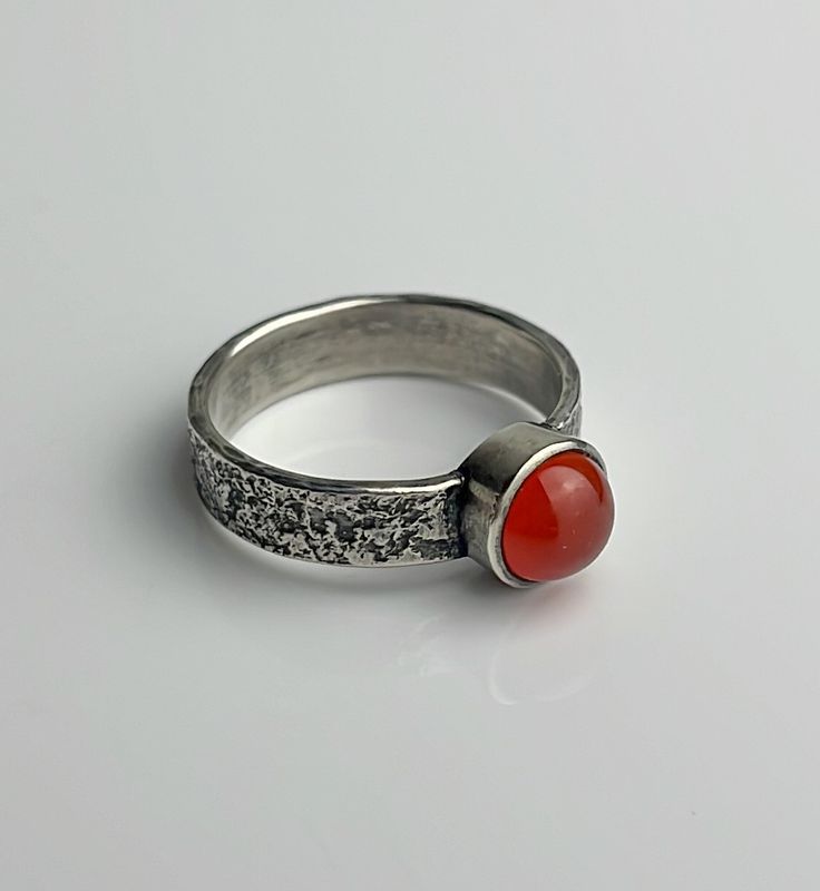 Dimitri Gagnon Morris Saint John New Brunswick Canada Canadian Jewelry Handworks Silversmith Oxidized Silver Ring Amber