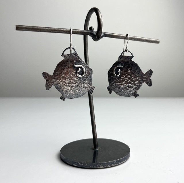 Sterling Silver Earrings Fish Collection