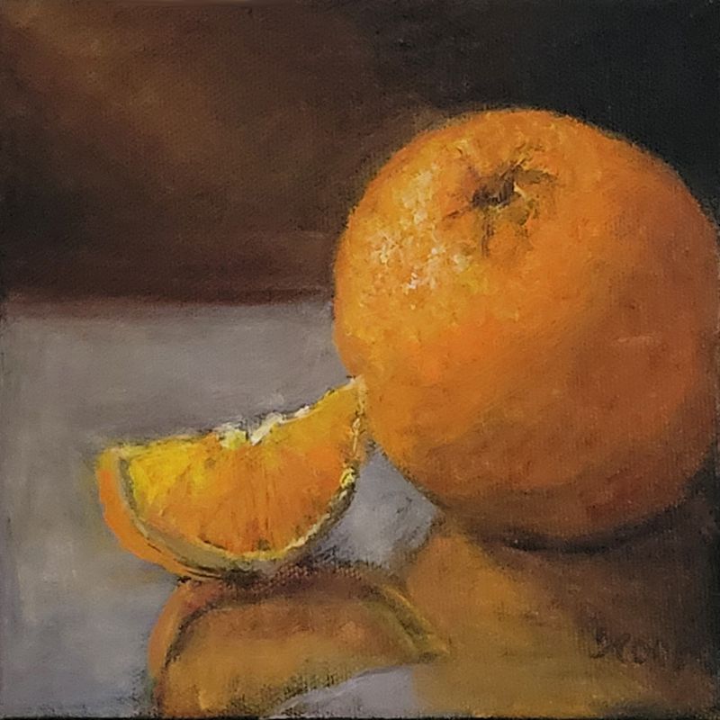 Dale Cook Artist Painter Handworks Gallery Saint John New Brunswick NB Canada Oil Painting Still Life Orange Slices