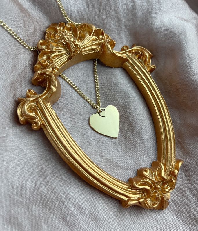 14K Gold Filled Heart Pendant