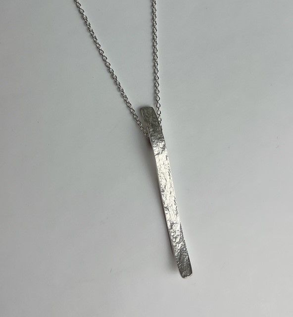 Line Pendant Sterling Silver