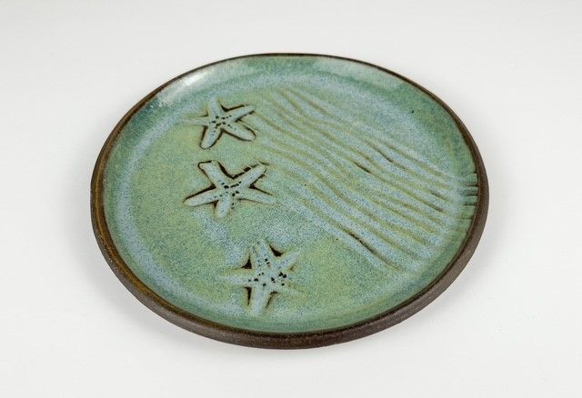 Black Clay with Aqua Glaze Dishware