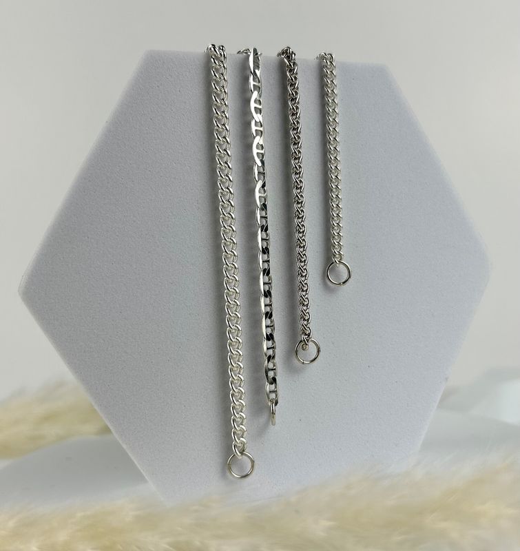 Sterling Silver Bracelet (Mens Sizes)