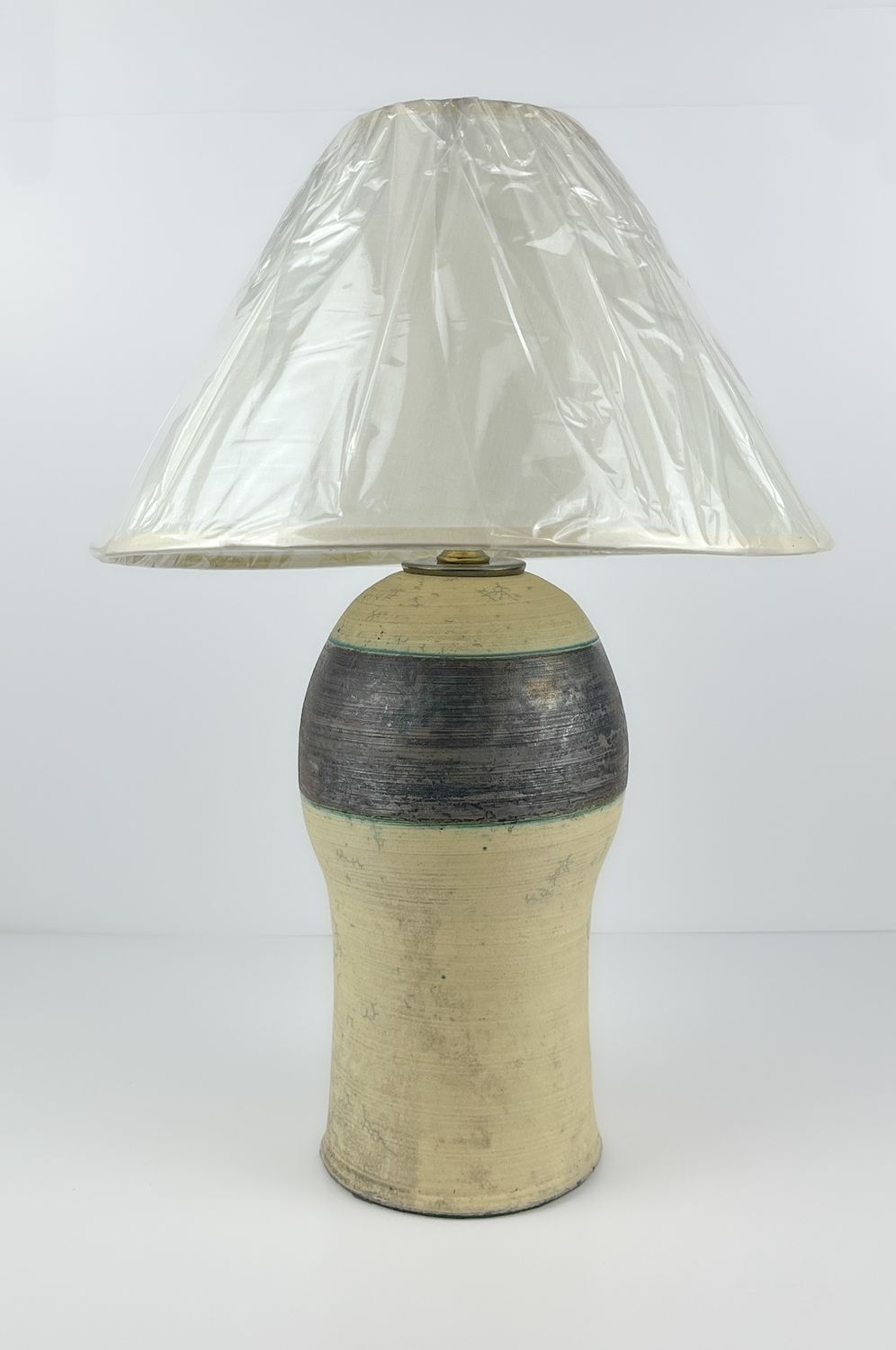 Raku (Yellow with Black Stripe) Lamp