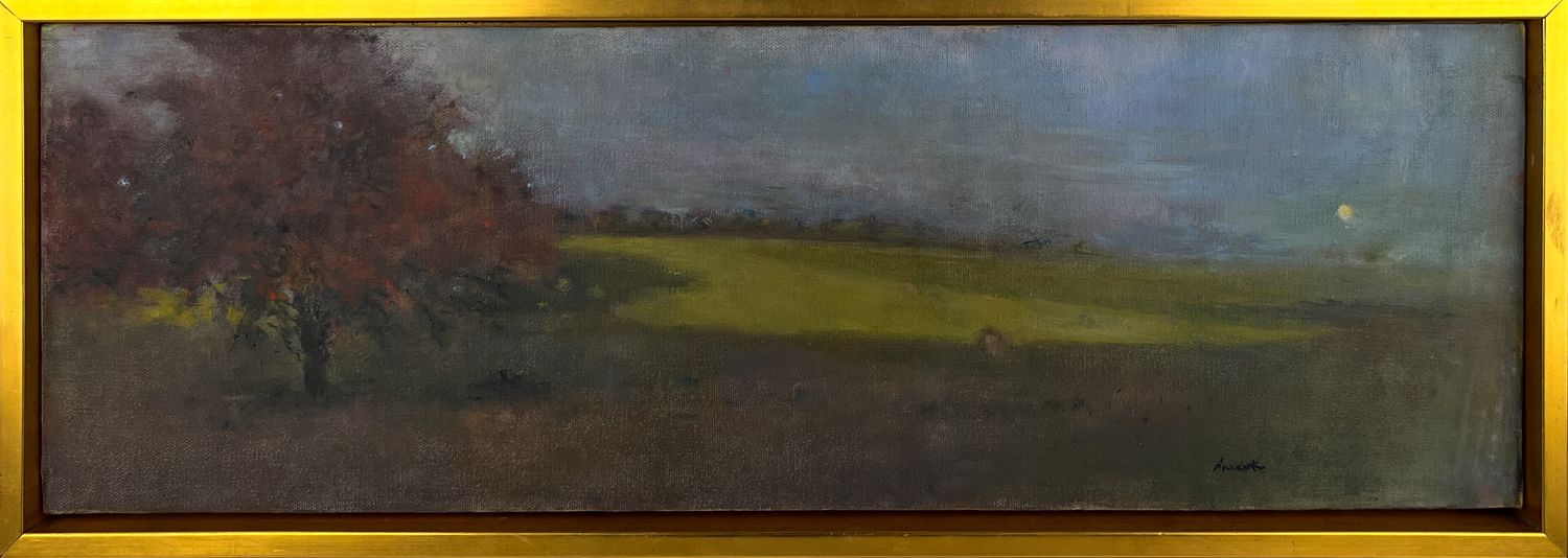 Pat Trecartin Artist Painter Handworks Gallery Saint John New Brunswick NB Framed Oil Painting Landscape Autumn Fall Field 