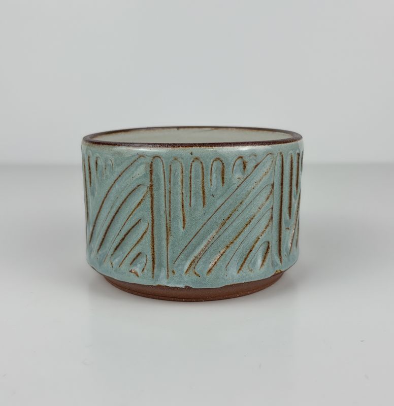 Carved Blue Collection by Morning Sun Pottery